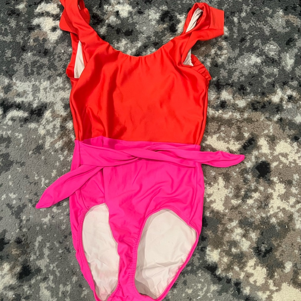 PQ Swim Kids One Piece in Red and Pink